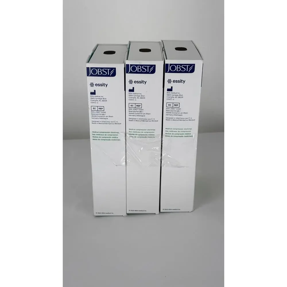 JOBST Activewear Sport Knee High Compression Stockings 20-30mmHg Black Large